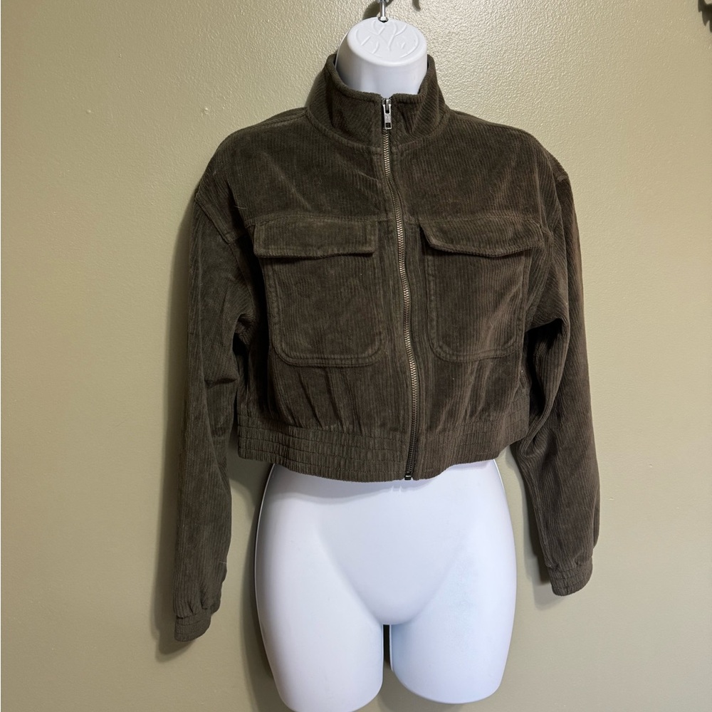 Aerie Army Green Jacket, Size XS